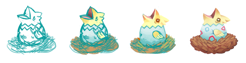 Illustration for article titled Teeny Togepi! Pokemon One a Day, Series 2!